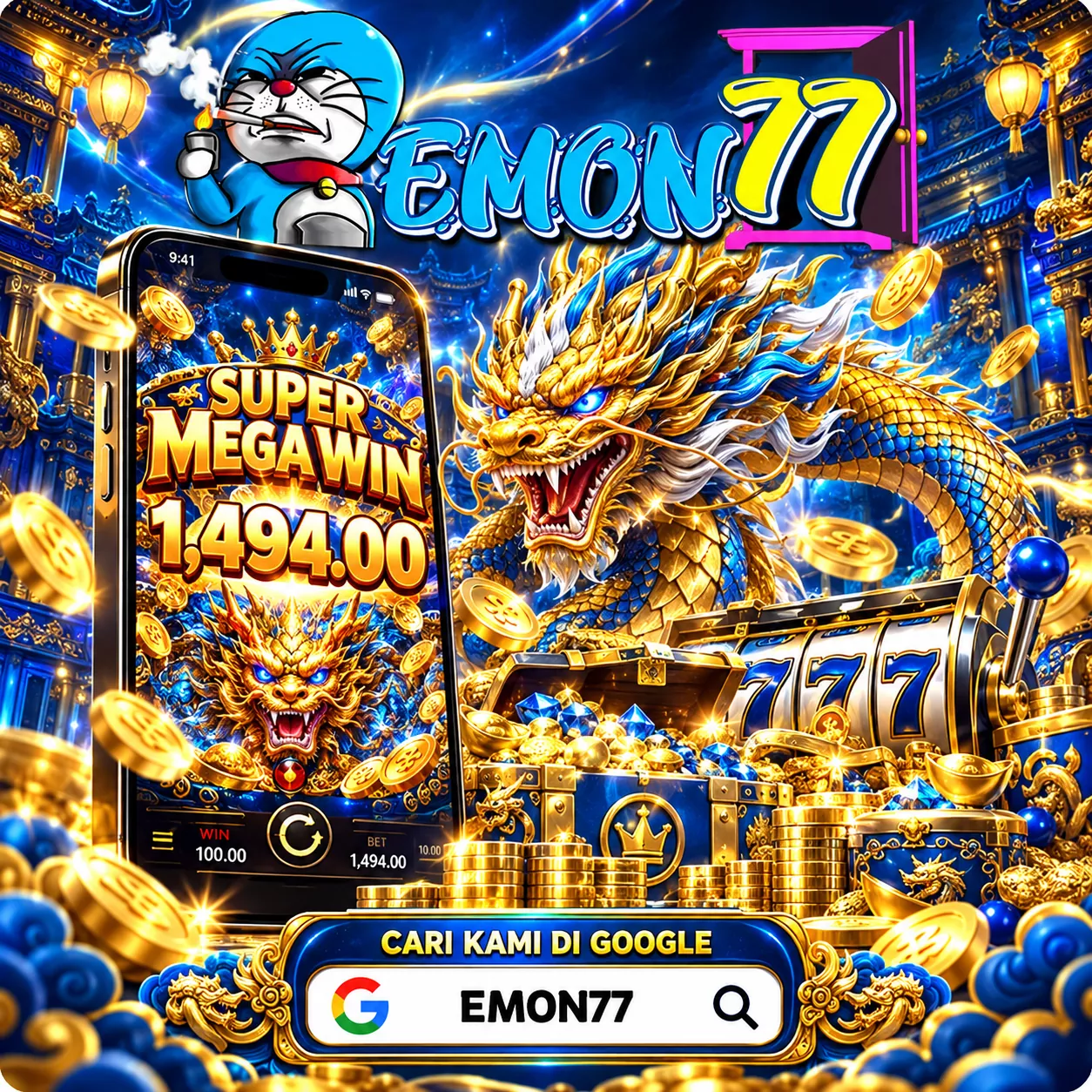 EMON77 Banner Megawin